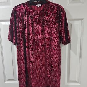 Fashion Nova Men's NOVA MEN Burgundy and Black Striped Top